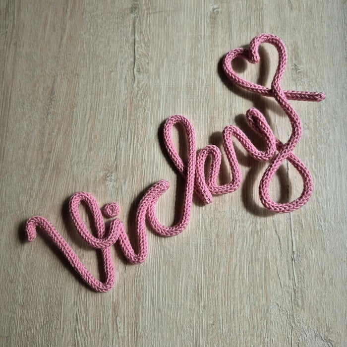 Palabras con estilo en hilo image